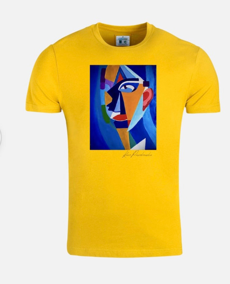 Unisex cotton t-shirt (Red or Yellow 'Frisk')