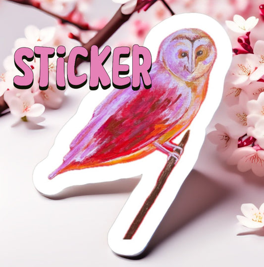 Sticker - Red Owl
