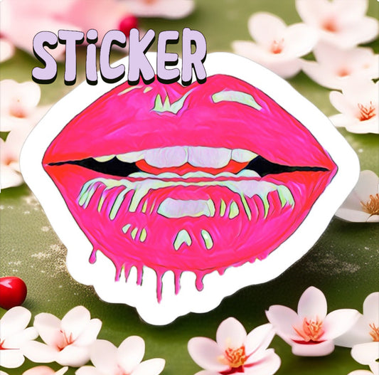 Sticker - Pink Lips