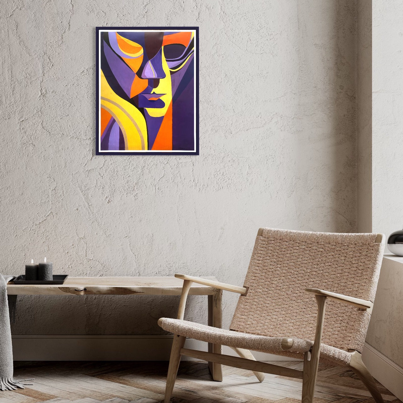 " Harmonizer" Giclee Print | Deconstructed face print | face poster| Modern design of abstract face poster