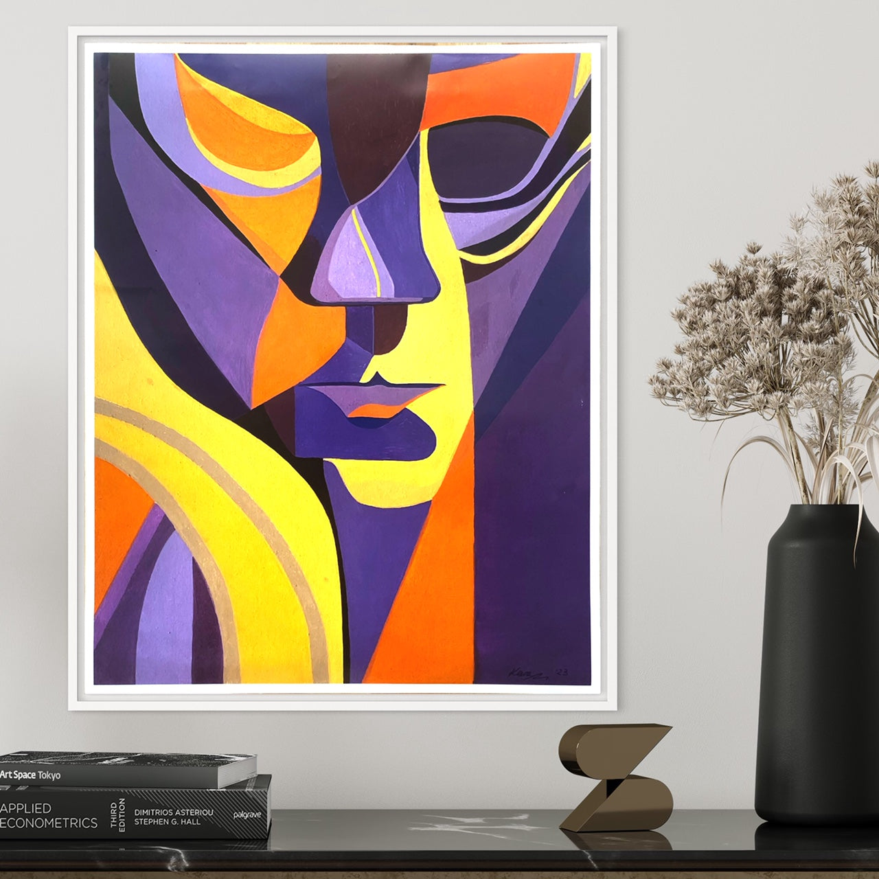 " Harmonizer" Giclee Print | Deconstructed face print | face poster| Modern design of abstract face poster