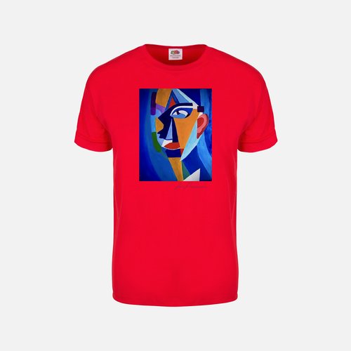 Unisex cotton t-shirt (Red or Yellow 'Frisk')